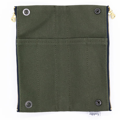 Khaki, Canvas No.8 Bendy Pen Case