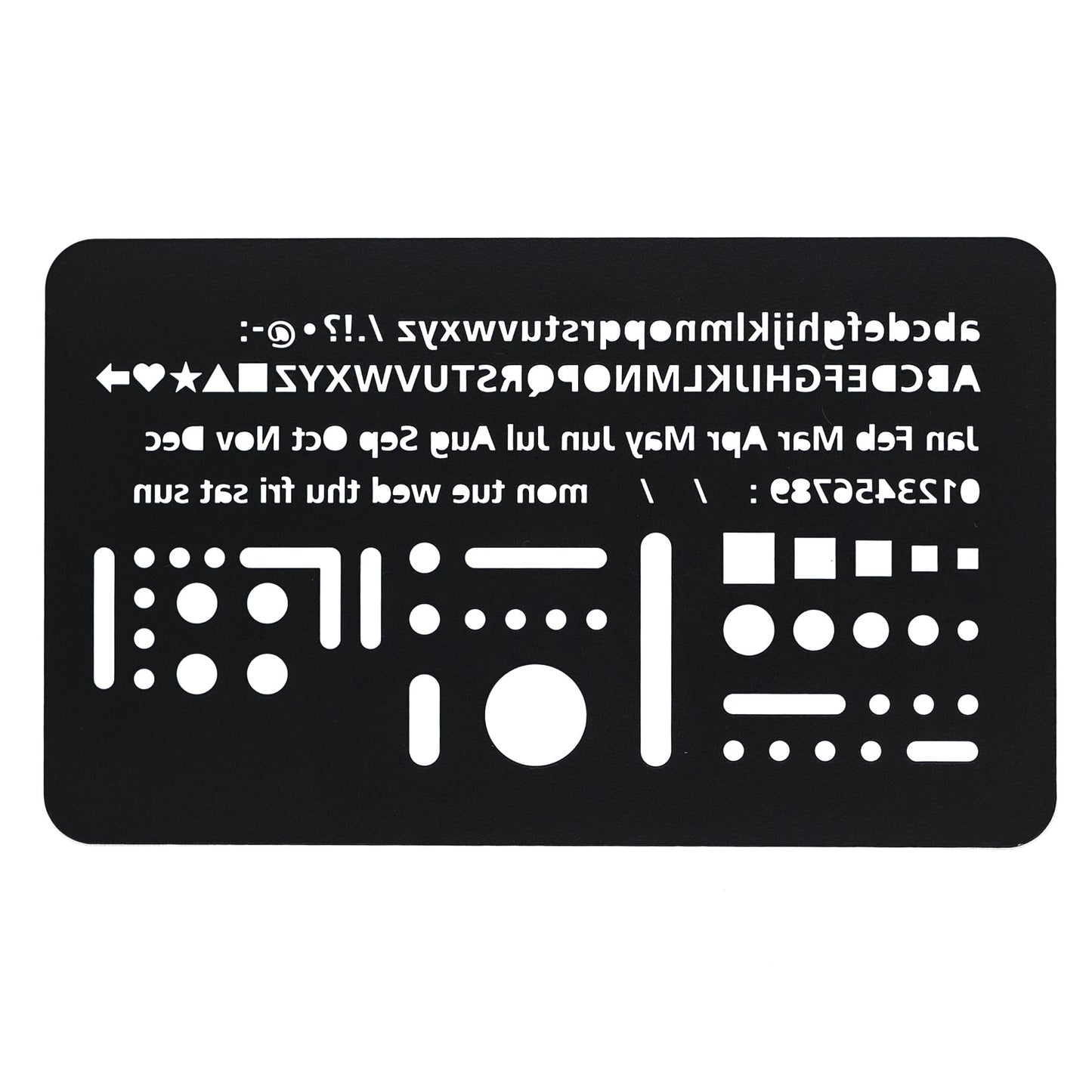 Technical Eraser Plate Black, THIS INDUSTRIAL