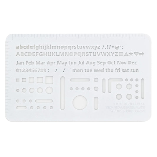 Technical Eraser Plate White, THIS INDUSTRIAL