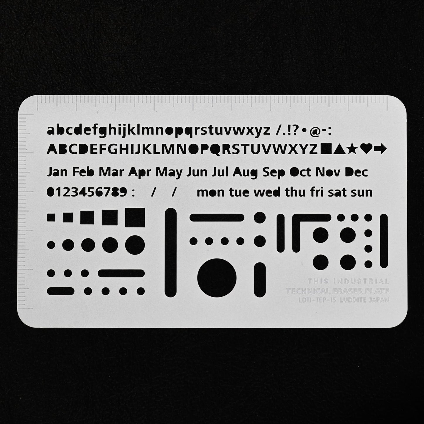 Technical Eraser Plate White, THIS INDUSTRIAL