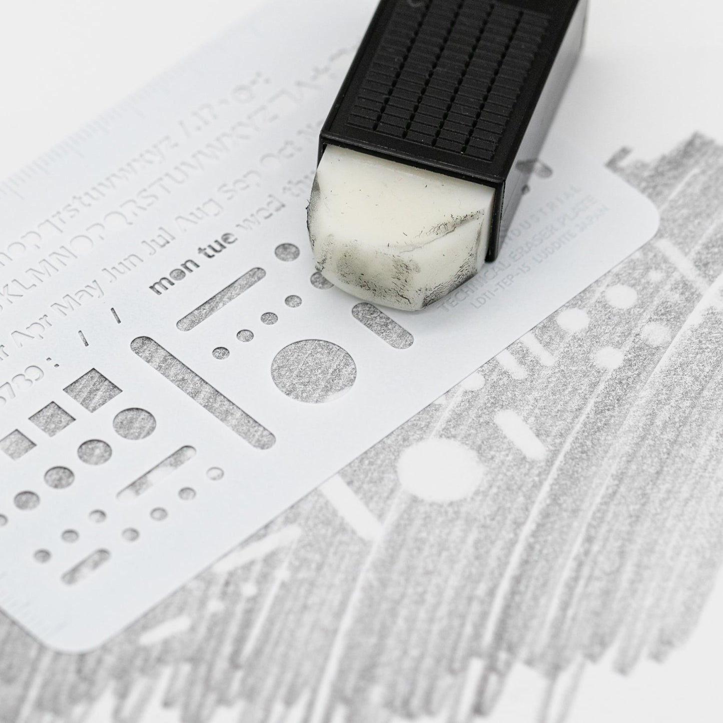 Technical Eraser Plate White, THIS INDUSTRIAL