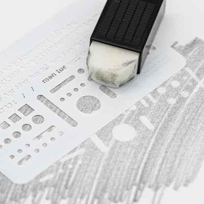 Technical Eraser Plate White, THIS INDUSTRIAL