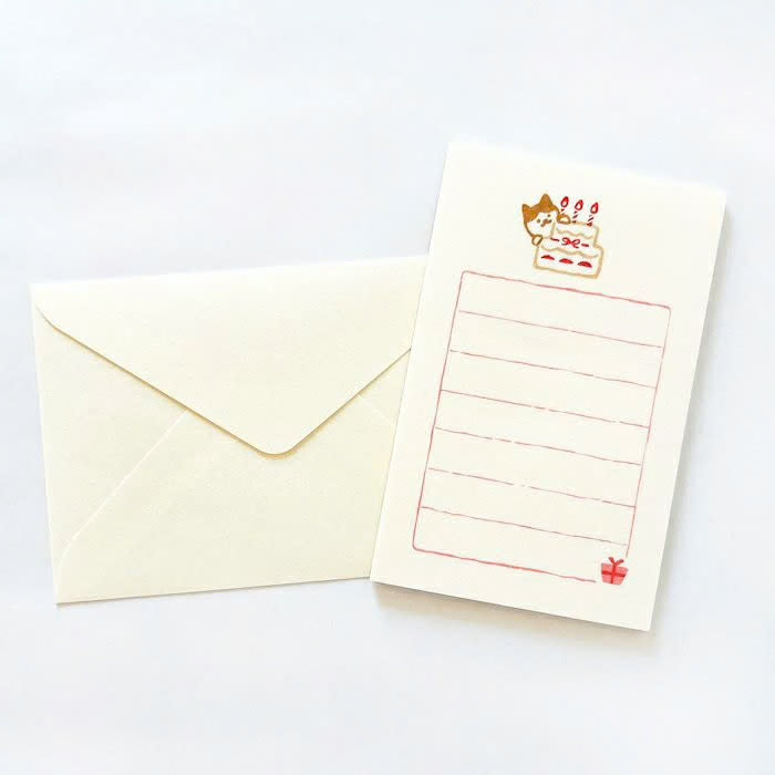 Congratulatory Kitten, Soebumi (そえぶみ箋) Letter Set