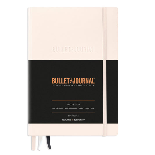 Bullet Journal x LEUCHTTURM1917, A5 (Medium) Blush, Bullet Journal Edition 2