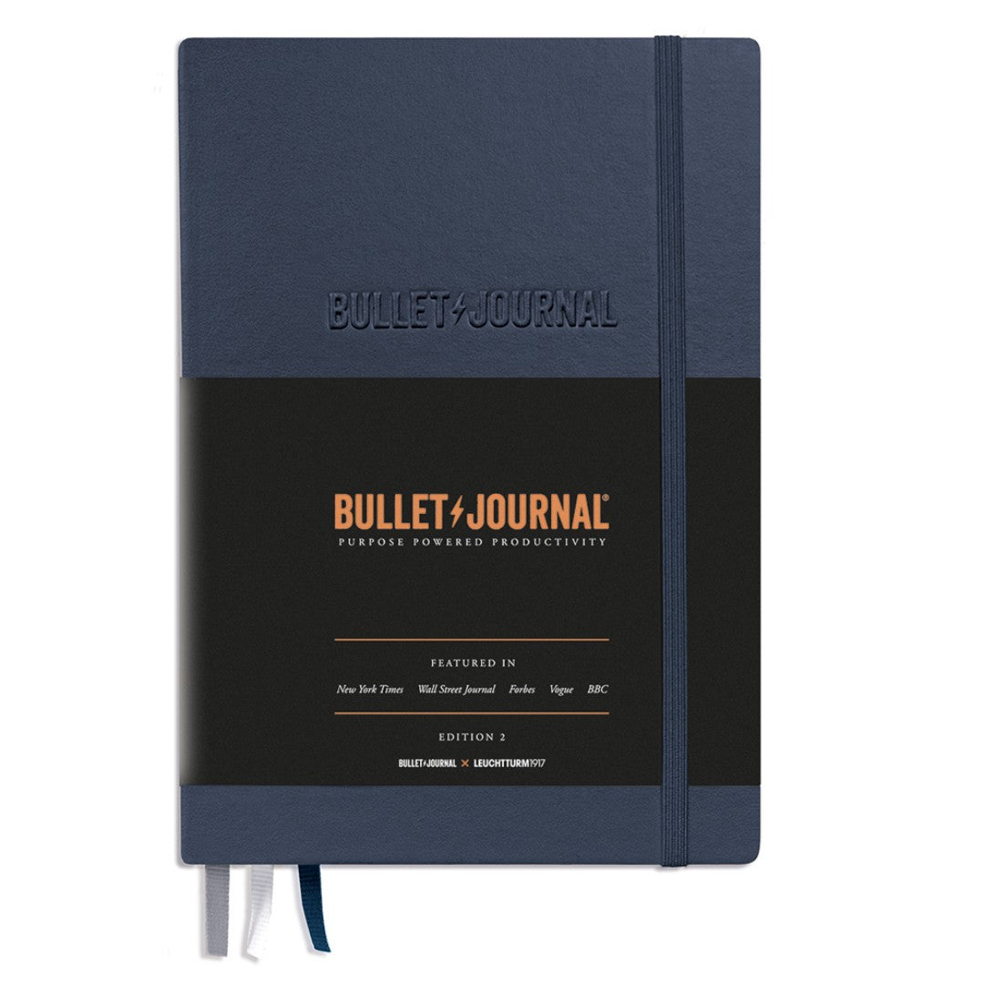 Bullet Journal x LEUCHTTURM1917, A5 (Medium) Blue22, Bullet Journal Edition 2