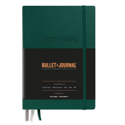 Bullet Journal x LEUCHTTURM1917, A5 (Medium) Green23, Bullet Journal Edition 2