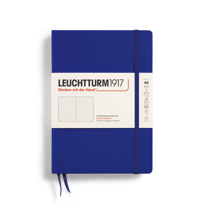 LEUCHTTURM1917, Dotted A5 (Medium) Hardcover, Ink Colour, Notebook Classic