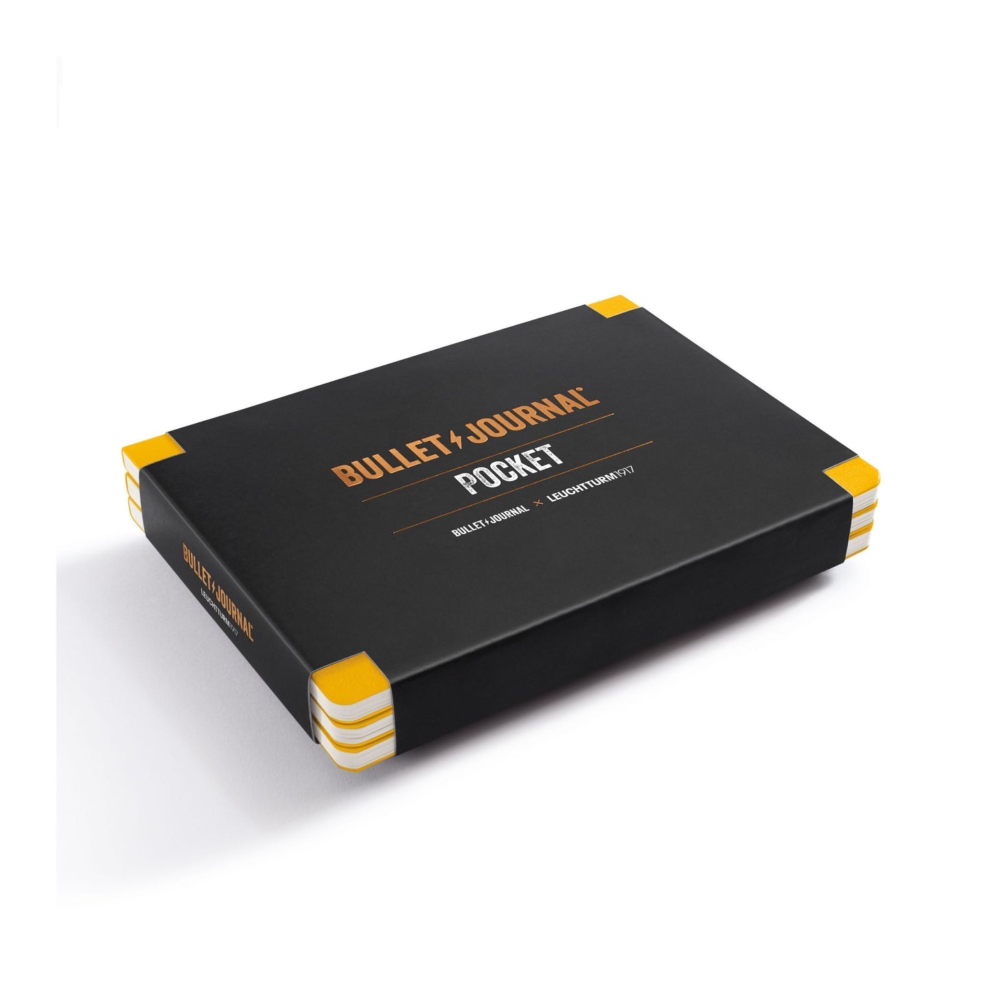 Yellow, Bullet Journal Pocket, Pack of 3