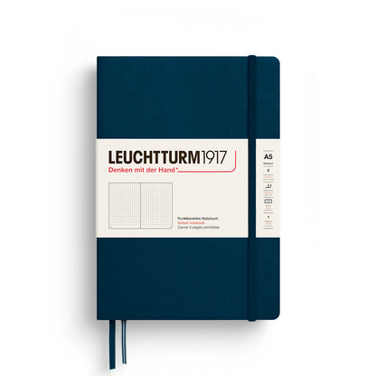 LEUCHTTURM1917, Dotted A5 (Medium) Hardcover, Deep Sea Colour, Notebook Classic