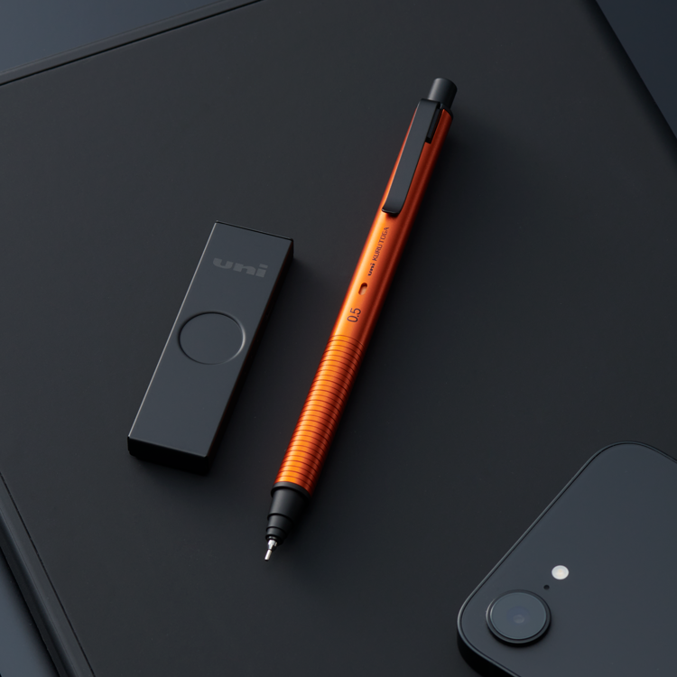 [Limited] Kuru Toga Metal, Sunrise Orange, 0.5mm