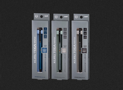 Kuru Toga Metal, Nocturne Black, 0.5mm