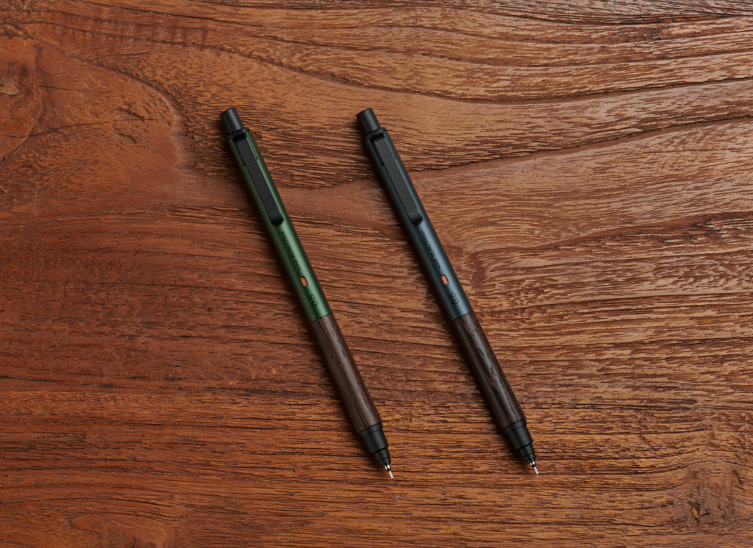 Kuru Toga Wood, Forest Green, 0.5mm