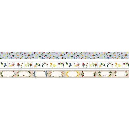 花｜masté｜紙膠帶 3卷組｜21mm x 2m