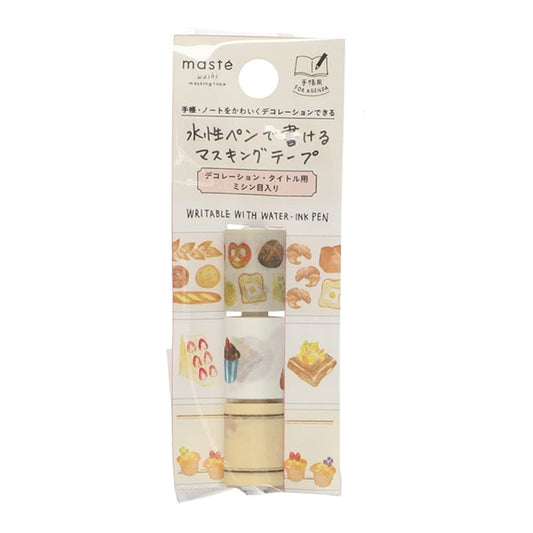 烘焙｜masté｜紙膠帶 3卷組｜21mm x 2m