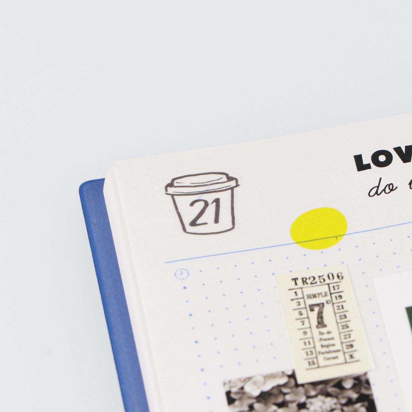 Hand Drawing Date, masté Flake Masking Tape