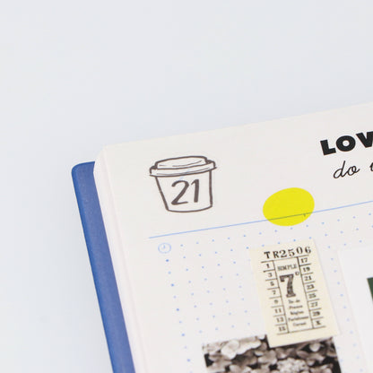 Hand Drawing Date, masté Flake Masking Tape