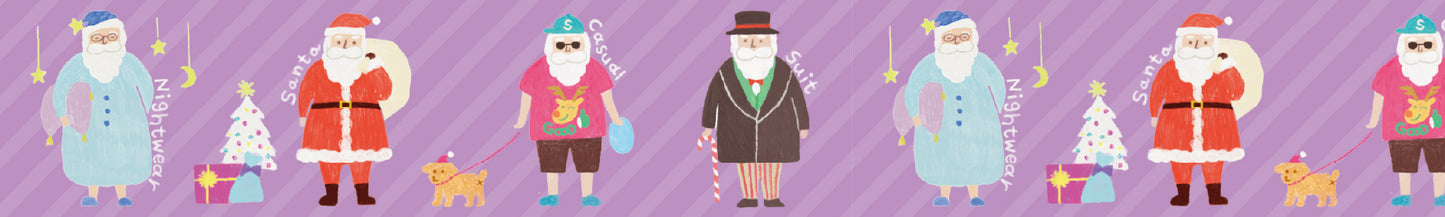 Dressed-Up Santa, mt Christmas, 30mm x 5m