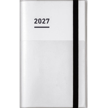 White, Jibun Techo First Kit 2027, Diary+Idea+Life, A5 Slim