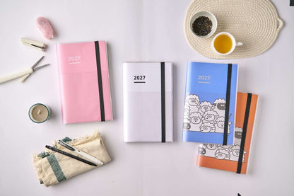 Pink, Jibun Techo First Kit Mini 2027, Diary+Idea+Life, B6 Slim