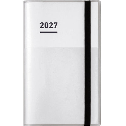 White, Jibun Techo First Kit Mini 2027, Diary+Idea+Life, B6 Slim