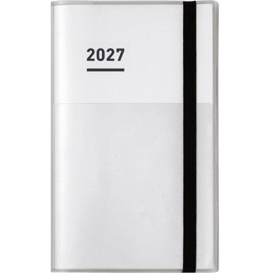 White, Jibun Techo First Kit Mini 2027, Diary+Idea+Life, B6 Slim