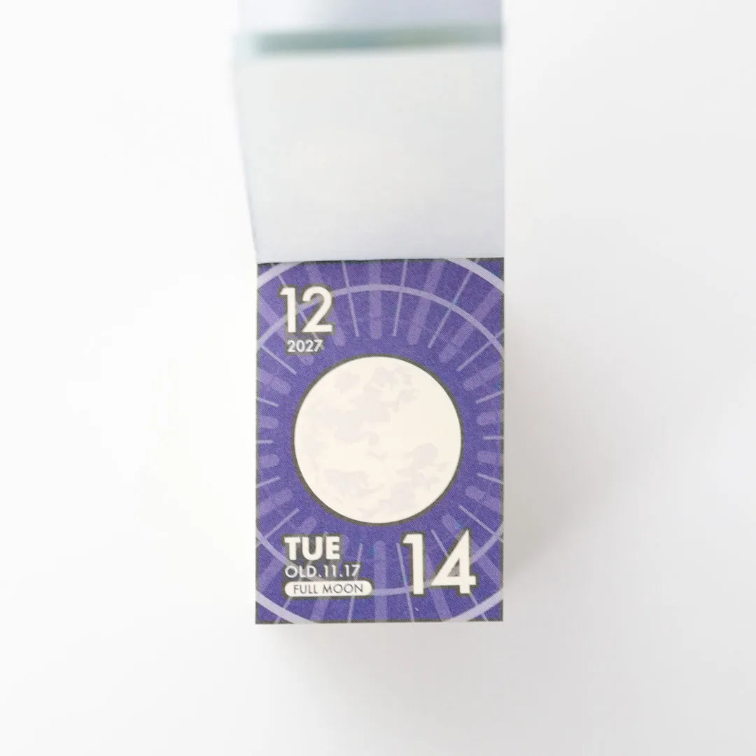 [Pre-Order] Moon, Koyomi Sekatsu (暦生活), Mini Mini Daily Calendar 2027