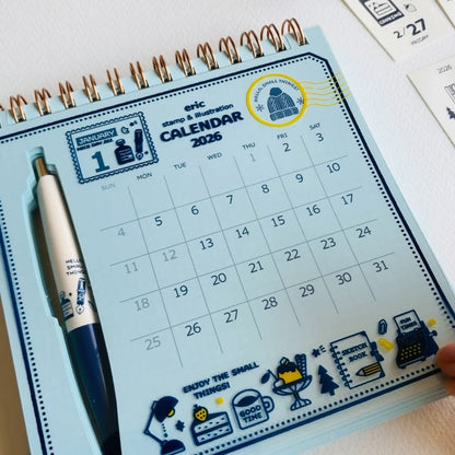 eric Scribble Calendar 2026