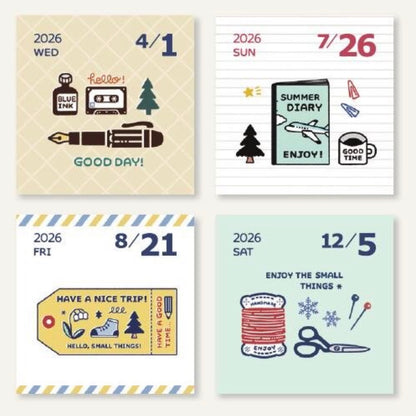 eric Colour Daily Calendar 2026