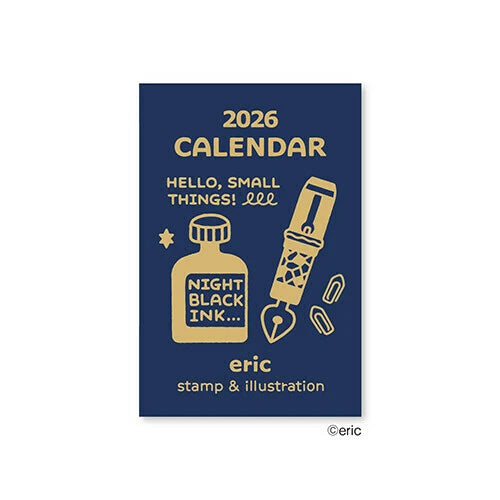 eric Mini Mini Daily Calendar 2026