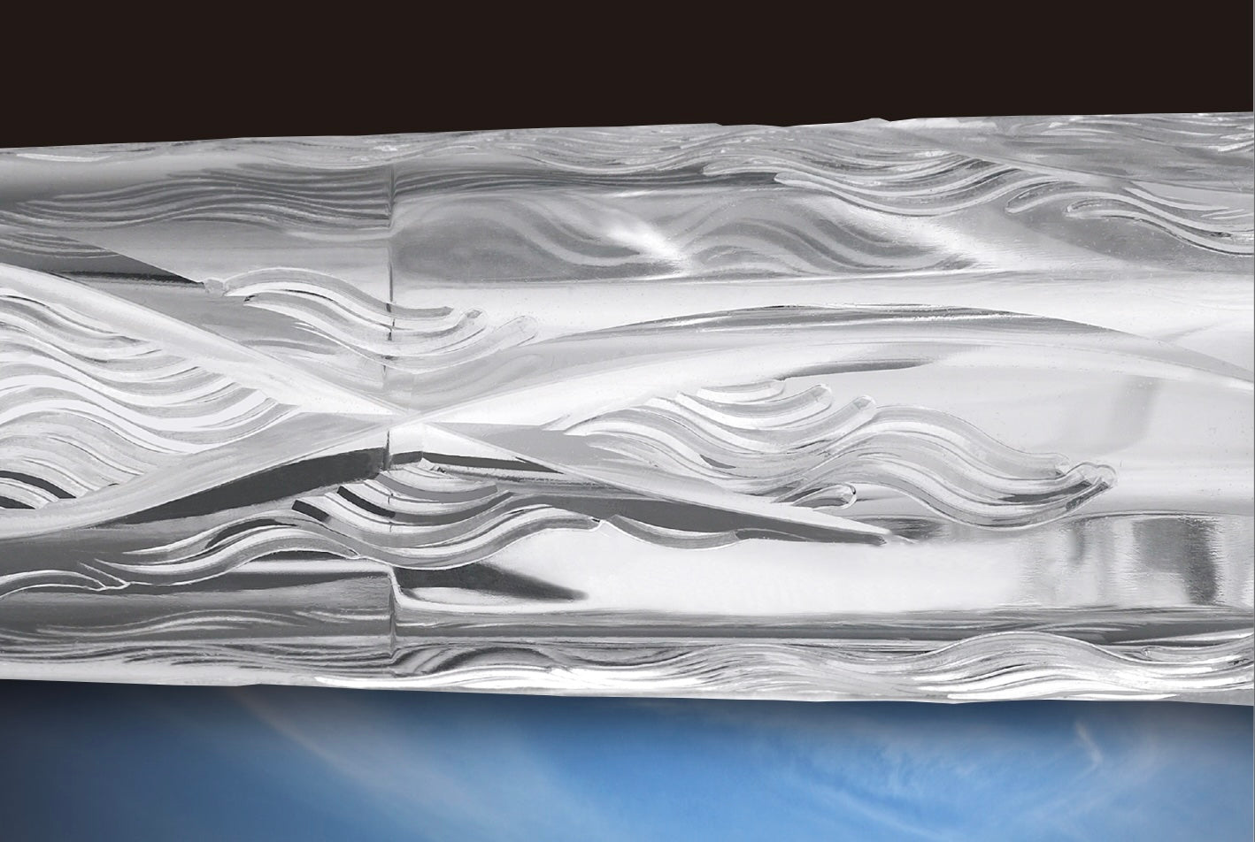 [Limited Edition] Kinu Gumo (絹雲), Fuji Unkei (富士雲景), #3776 Century, Fountain Pen and Ink Set