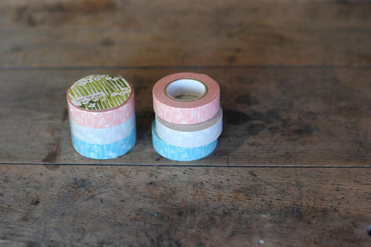 🎁 Small Flower, Set of 3 Rolls, Masking Tape (100% off)