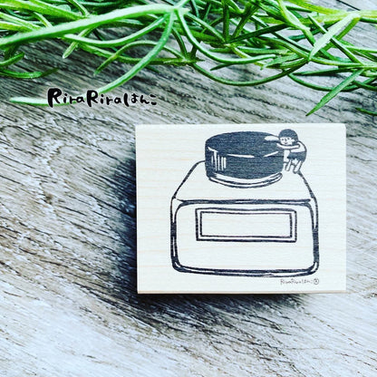 Ink Bottle with Mini Mamoru-Kun