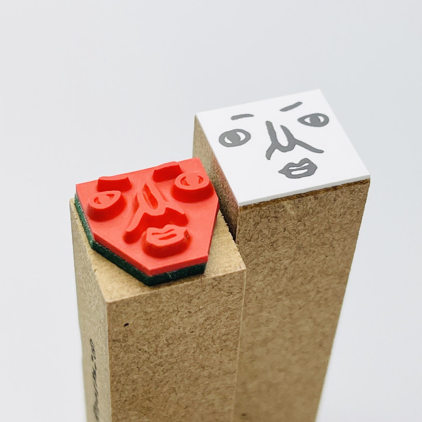 Seki-san Face Part Stamp, 15mm x 15mm