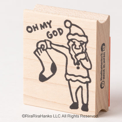 OMG Santa, 40x48mm