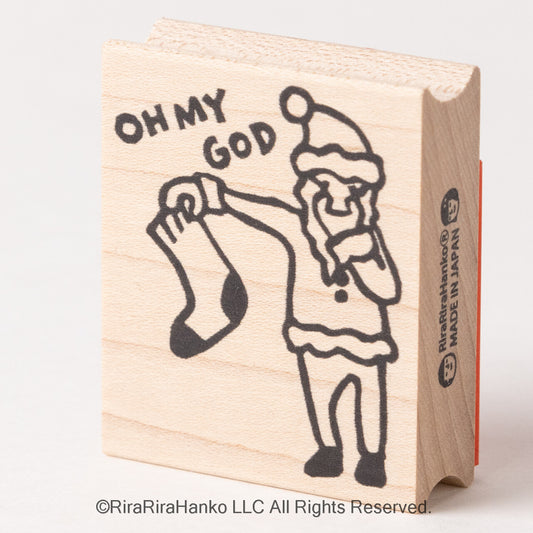 OMG Santa, 40x48mm
