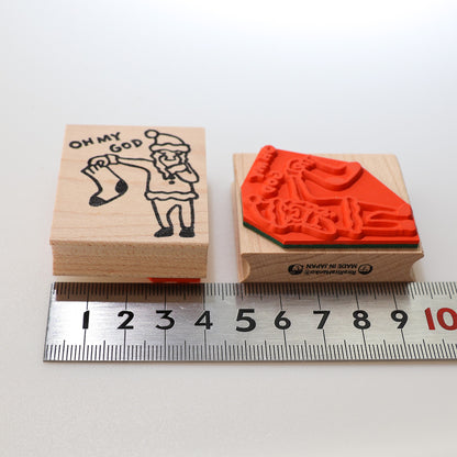 OMG Santa, 40x48mm