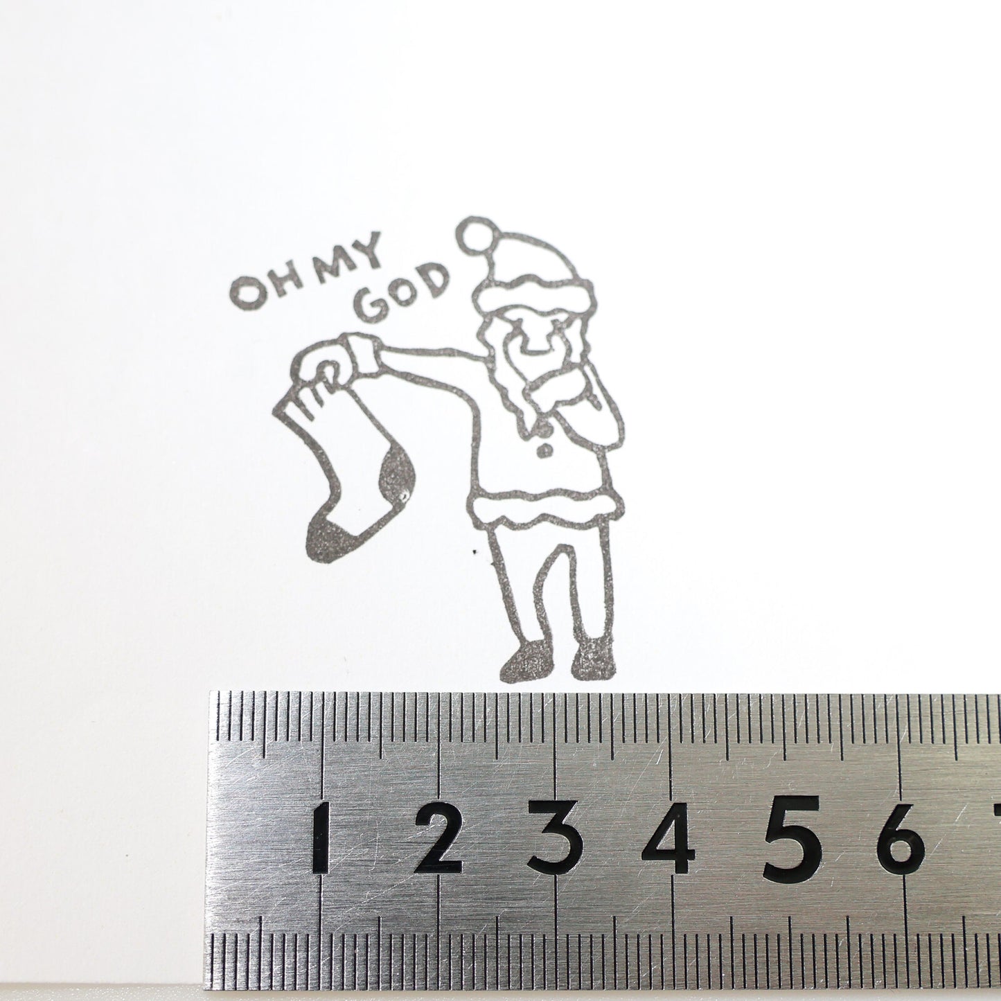 OMG Santa, 40x48mm