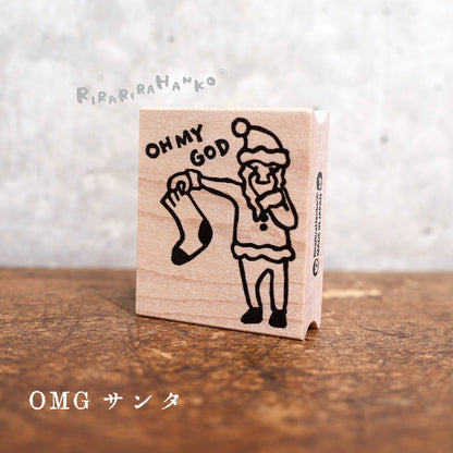 OMG Santa, 40x48mm