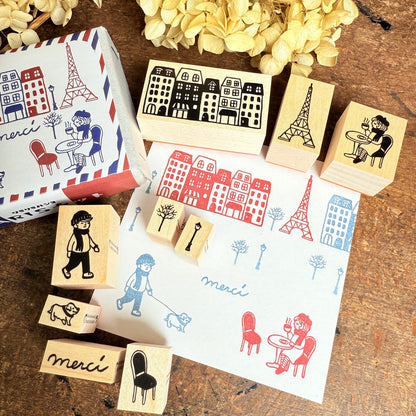 Bon Relais Paris Stamp Set