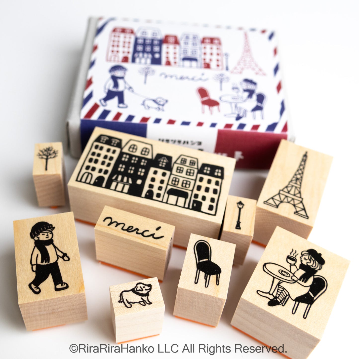 Bon Relais Paris Stamp Set
