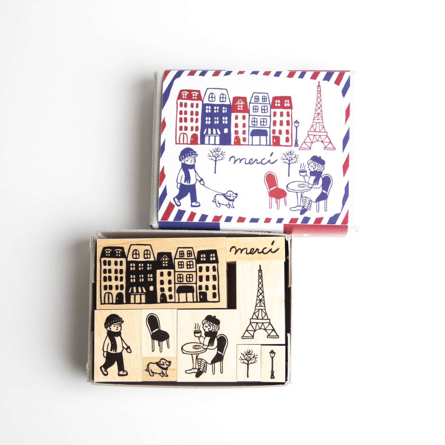 Bon Relais Paris Stamp Set