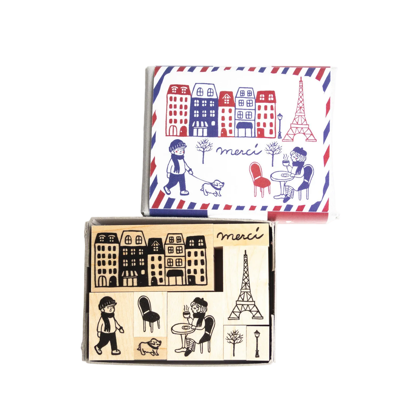 Bon Relais Paris Stamp Set