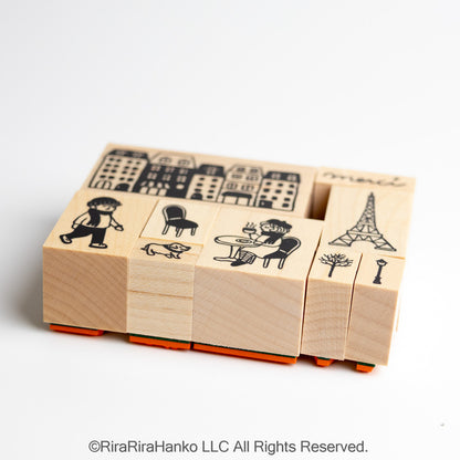 Bon Relais Paris Stamp Set