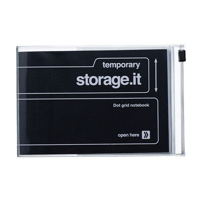 Black, storage.it Notebook Desk