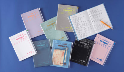 Black, storage.it Notebook A5,