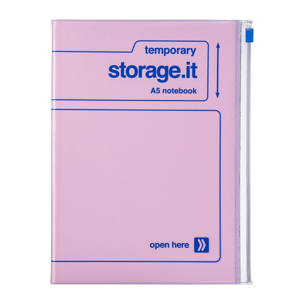Pink, storage.it Notebook A5