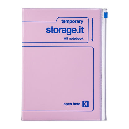 Pink, storage.it Notebook A5