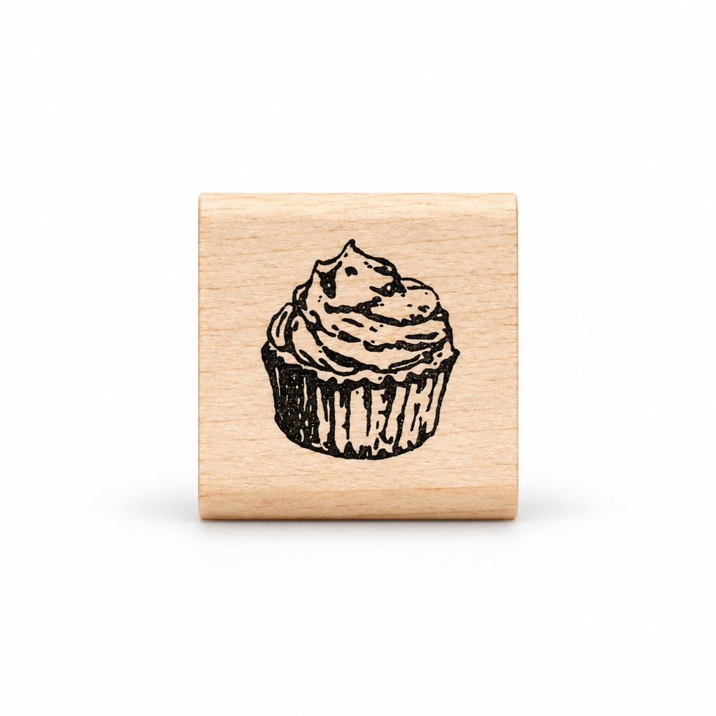 Cup Cake, Stamp by Keiko Endo
