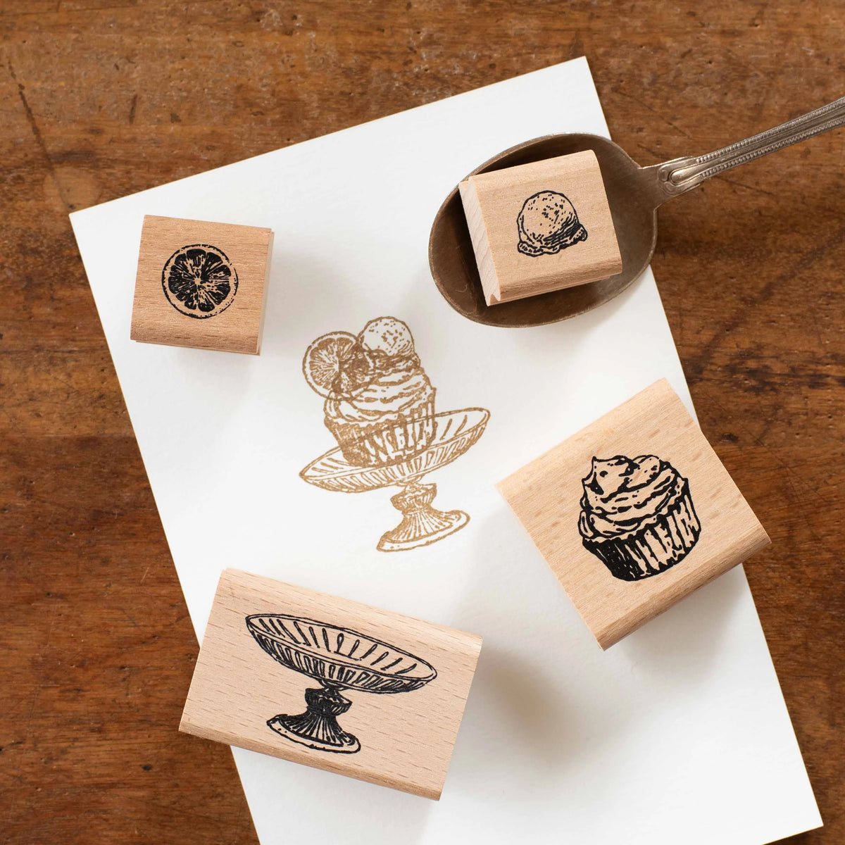 Cup Cake, Stamp by Keiko Endo