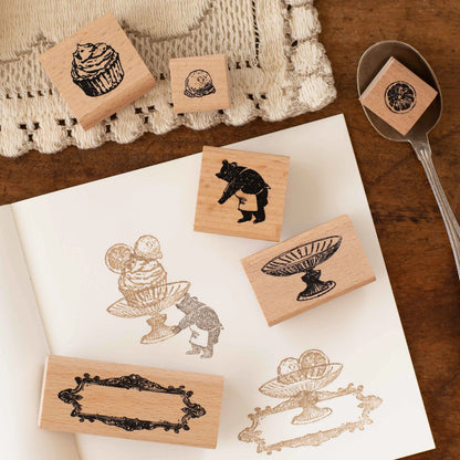 Cup Cake, Stamp by Keiko Endo